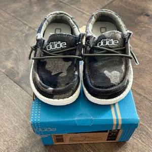 Hey Dude-  Wally Toddler Linen Camo - Size US-K5